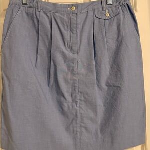 Fred Perry Sky Blue Mini Skirt